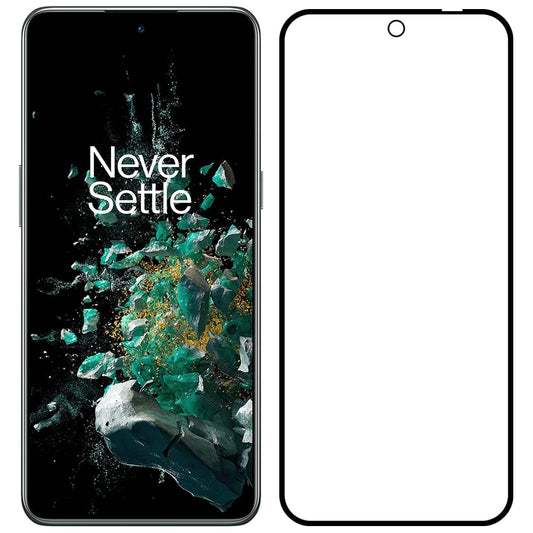 Decorz Expert Military-Grade Gorilla Tempered Glass Compatible with OnePlus 10R, OnePlus 10R - Prime Edition and OnePlus 10T (6.7 Inch) With Installation Kit | Edge to Edge Coverage | Black